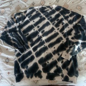 Dark Blue & White Tye-Dye Sweatshirt